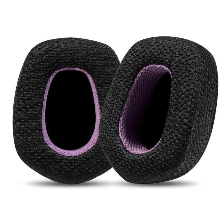 For Logitech G733 LIGHTSPEED Headset 1pair Ear Pads Sponge Soft Cushion, Color: Weaving Black Purple - free shipping - PMc TechLife - Order now!