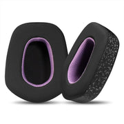 For Logitech G733 LIGHTSPEED Headset 1pair Ear Pads Sponge Soft Cushion, Color: Ice Feeling Black Purple