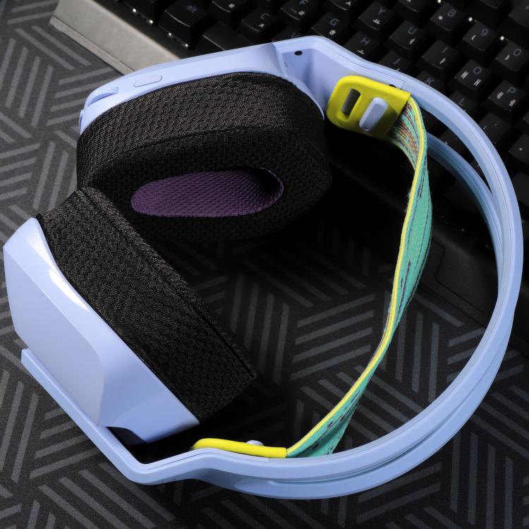 For Logitech G733 LIGHTSPEED Headset 1pair Ear Pads Sponge Soft Cushion, Color: Weaving Black Purple - free shipping - PMc TechLife - Order now!