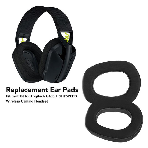 For Logitech G435 Headset 1pair Cool Leather Earpads Earmuffs Sponge Cover(Rose Red)