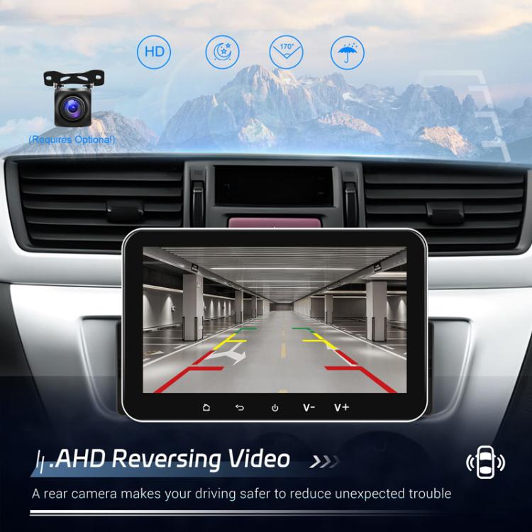 7 inch Horizontal Screen Android 13.0 Single Spindle Universal Car Multimedia Player, Style: Standard+Camera+Mic - Car MP3 & MP4 & MP5 by PMc TechLife | Online Shopping South Africa | PMc TechLife | Buy Now Pay Later Mobicred