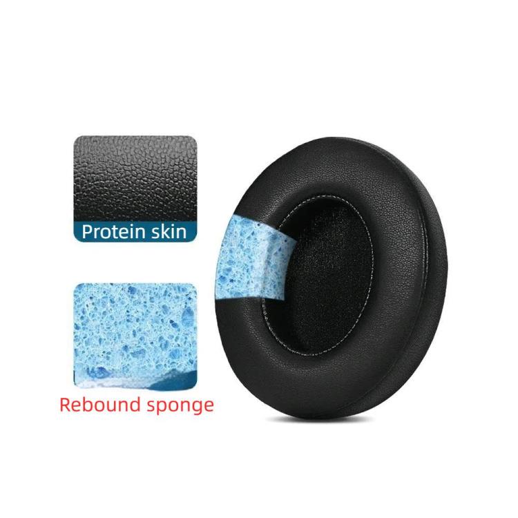 For iKF T1 / T1 Pro Headphone 1pair Earpads Earmuffs Sponge Cover(Black) - Earmuff & Pad by PMc TechLife | Online Shopping South Africa | PMc TechLife | Buy Now Pay Later Mobicred