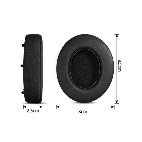 For iKF T1 / T1 Pro Headphone 1pair Earpads Earmuffs Sponge Cover(Black)