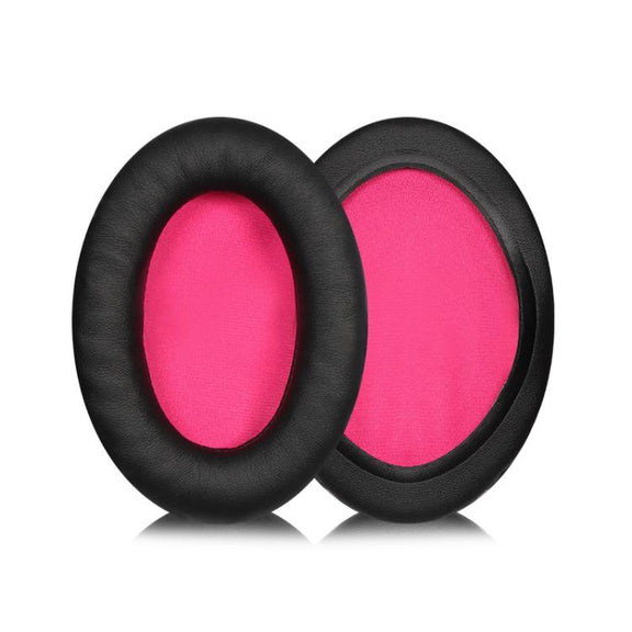 For ASUS ROG Strix Go 2.4 Headphone 1pair Ear Pads Protein Leather Earmuffs, Color: Wired Black Red