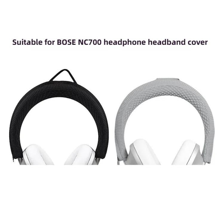 For BOSE NC700 Headphone Knitted Headbeam Cover Headband Protective Cushion(Gray)