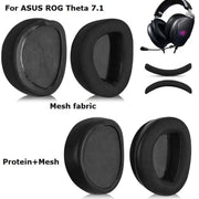 1pair Mesh Cloth Earpads For ASUS ROG Theta 7.1 Headphone Accessories