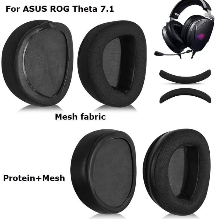 1pair Mesh Cloth Earpads For ASUS ROG Theta 7.1 Headphone Accessories