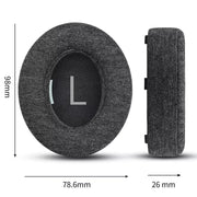 For Bose NC700 Headphones 1pair Cotton Earpads Earmuffs Sponge Cover(Gray)