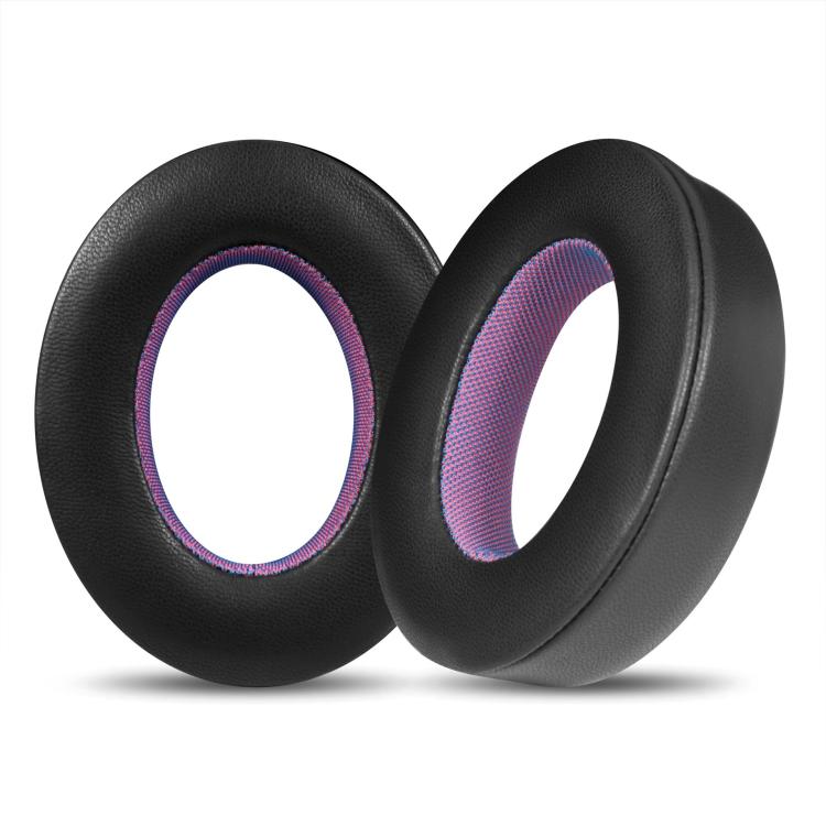 For Bose NC700 Headphone 1pair Lambskin Earpads Contrast Color Earmuffs Sponge Cover(Black Purple) - Earmuff & Pad by PMc TechLife | Online Shopping South Africa | PMc TechLife | Buy Now Pay Later Mobicred