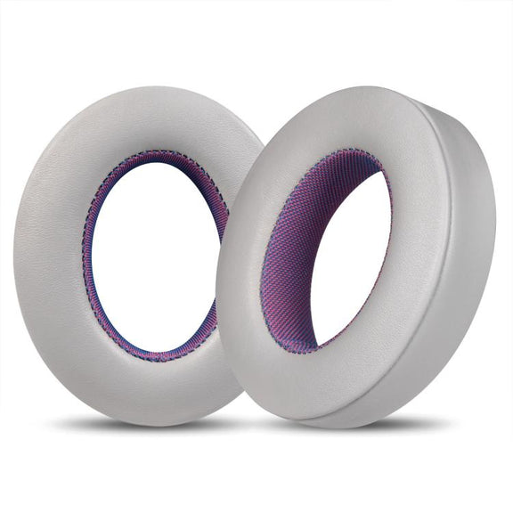 For Bose NC700 Headphone 1pair Lambskin Earpads Contrast Color Earmuffs Sponge Cover(Gray Purple)