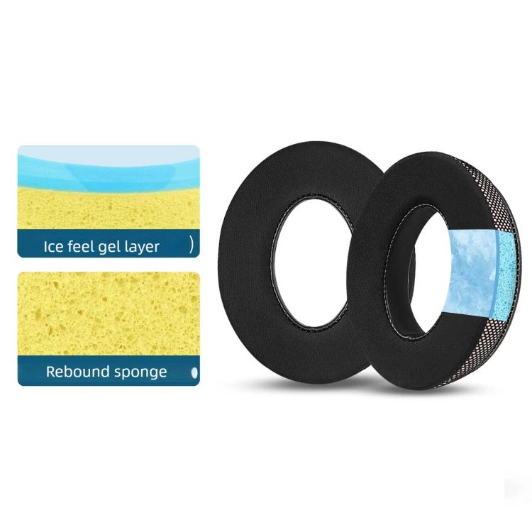 For BOSE QC35 QC45 QC25 Headphone 1pair Gel Ice Earpads Earmuffs Sponge Cover(Orange Net) - free shipping - PMc TechLife - Order now!