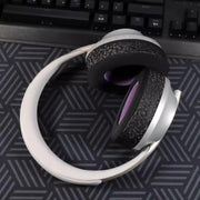 For Bose NC700 Headphone 1pair Ice Gel Ear Pads Earmuffs Protective Cover(Breathable Mesh Black Purple)