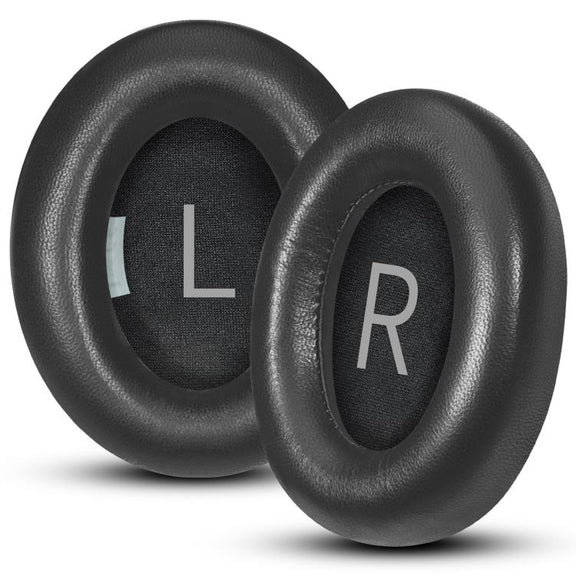 For Bose NC700 Headset 1pair Lambskin Earpads Sponge Cover Earmuffs(Black)