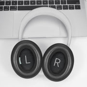 For Bose NC700 Headset 1pair Lambskin Earpads Sponge Cover Earmuffs(White)