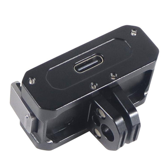 For DJI Osmo Action 2 Camera Magnetic Charging Base with 1/4 Inch & Arri Hole, Spec: Only Base