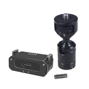 For DJI Osmo Action 2 Camera Magnetic Charging Base with 1/4 Inch & Arri Hole, Spec: Set C
