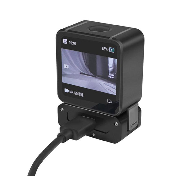 For DJI Osmo Action 2 Camera Magnetic Charging Base with 1/4 Inch & Arri Hole, Spec: Only Base