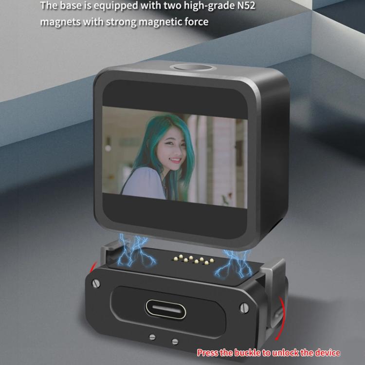 For DJI Osmo Action 2 Camera Magnetic Charging Base with 1/4 Inch & Arri Hole, Spec: Set C - free shipping - PMC TechLife - Order now!