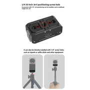 For DJI Osmo Action 2 Camera Magnetic Charging Base with 1/4 Inch & Arri Hole, Spec: Set C