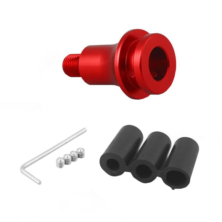 For M12 x 1.25 Car Modified Gear-Head Thread Converter Gear Lever Adapter(Red) - Shift Knob by PMc TechLife | Online Shopping South Africa | PMc TechLife | Buy Now Pay Later Mobicred