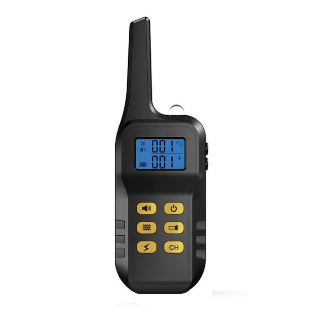 T720 1000m Pet Intelligent Electric Shock Remote Control Dog Training Device(Yellow)