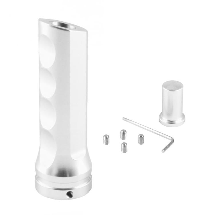 Car Modified Sluminum Slloy Handbrake Cover Universal Handbrake Handle Protector(Silver) - Shift Knob by PMc TechLife | Online Shopping South Africa | PMc TechLife | Buy Now Pay Later Mobicred
