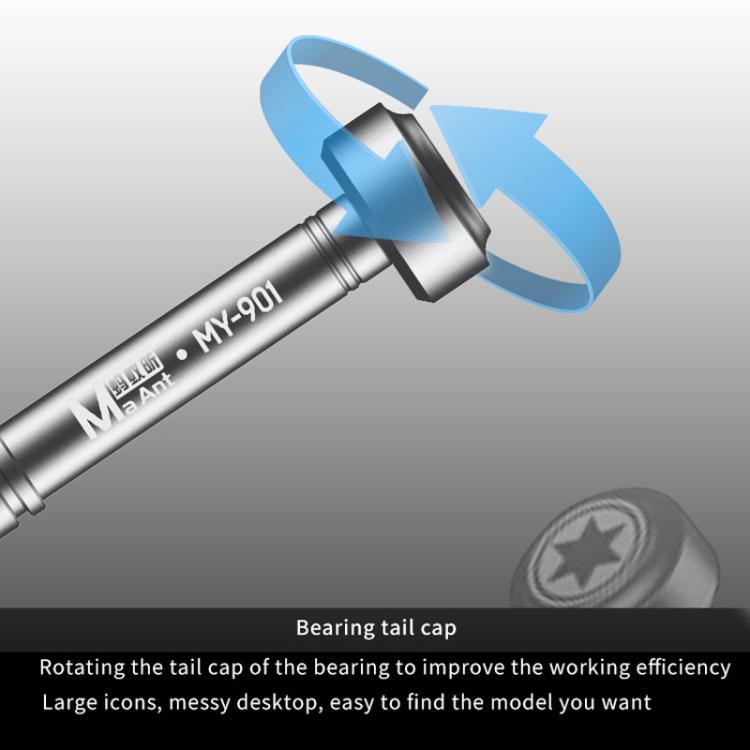 MaAnt MY-901 High-precision Screwdriver Mobile Phone Repair Disassembly Tools, Style: Five Star - Screwdriver by MaAnt | Online Shopping South Africa | PMC TechLife | Buy Now Pay Later Mobicred