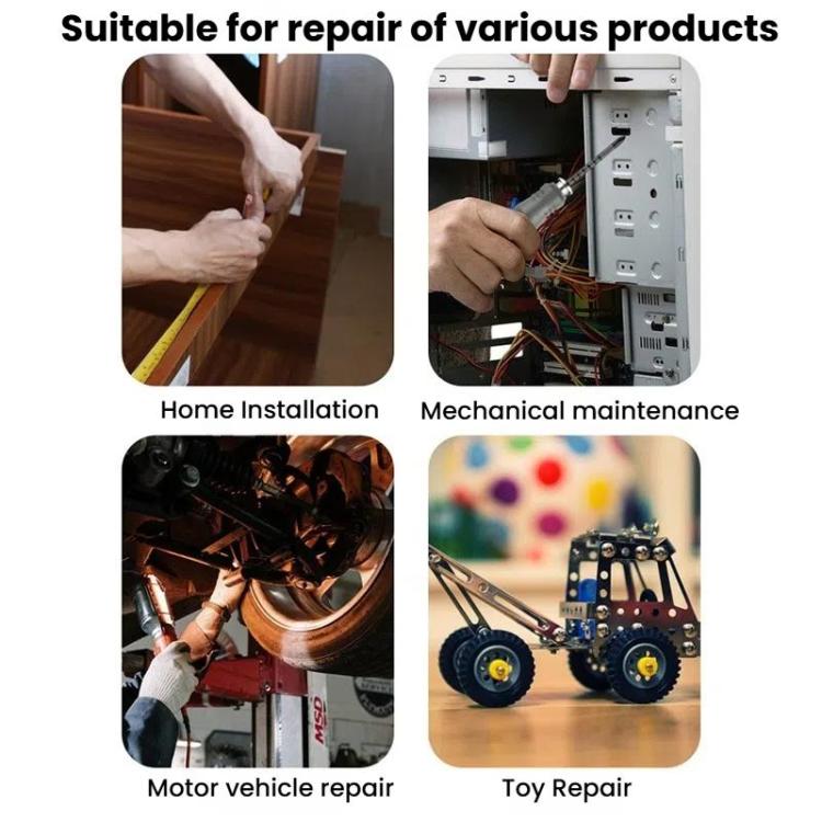 18 In 1 Multifunctional Combination Retractable Dual-purpose Screwdriver Set Iso-U Phillips Screwdriver Repair Tools - Screwdriver Tools by PMc TechLife | Online Shopping South Africa | PMc TechLife | Buy Now Pay Later Mobicred