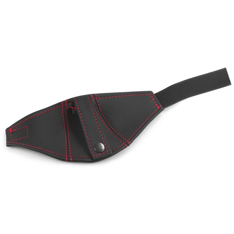 Car Seat Safety Belt Buckle Racing Car Seat Belt Limiter Guard(Leather Red Line) - Seat Belts & Padding by PMc TechLife | Online Shopping South Africa | PMc TechLife | Buy Now Pay Later Mobicred