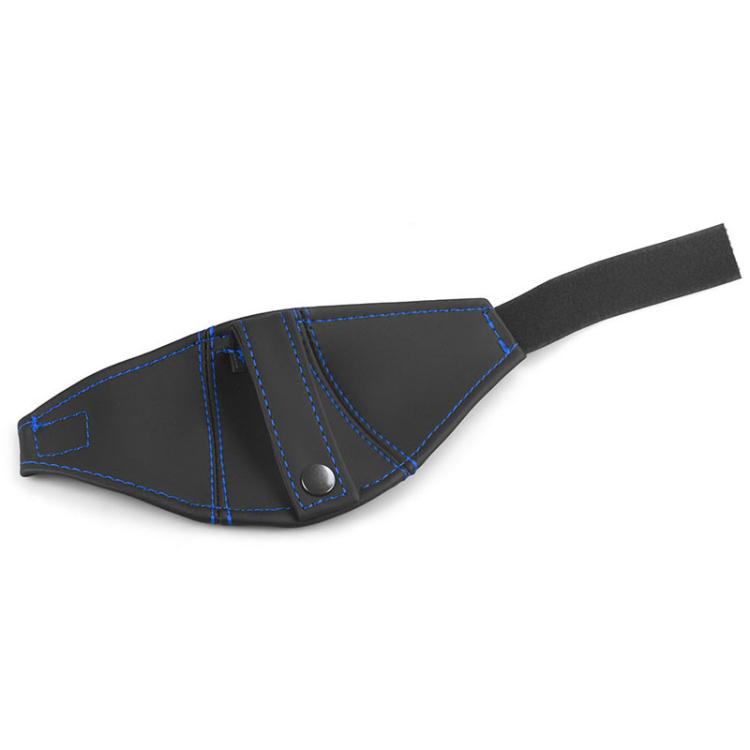 Car Seat Safety Belt Buckle Racing Car Seat Belt Limiter Guard(Leather Blue Line) - Seat Belts & Padding by PMc TechLife | Online Shopping South Africa | PMc TechLife | Buy Now Pay Later Mobicred