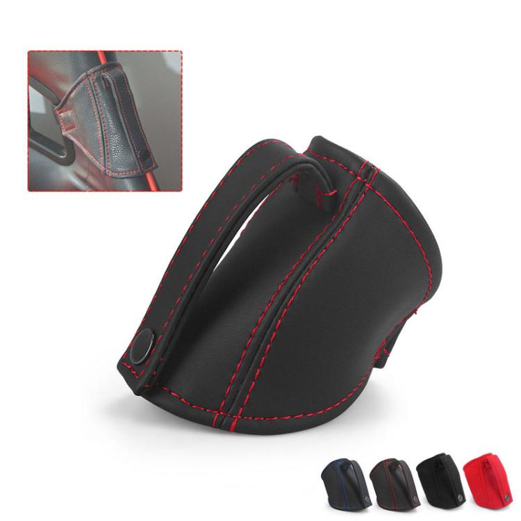 Car Seat Safety Belt Buckle Racing Car Seat Belt Limiter Guard(Leather Blue Line) - Seat Belts & Padding by PMc TechLife | Online Shopping South Africa | PMc TechLife | Buy Now Pay Later Mobicred
