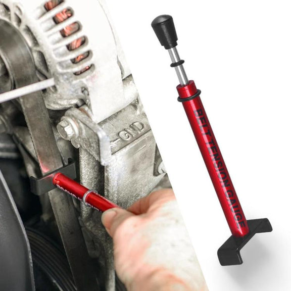 Motorcycle Belt Tension Test Tool For Belt Replacement / Adjustment Or Wheel Repair(Red)