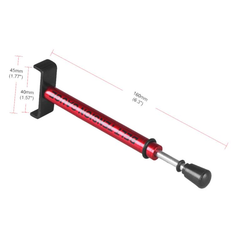 Motorcycle Belt Tension Test Tool For Belt Replacement / Adjustment Or Wheel Repair(Red)