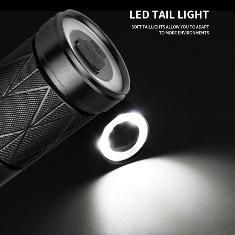Mini Outdoor Long-Range Strong Light LED Flashlight, Specification: White Laser - Mini Flashlight by PMc TechLife | Online Shopping South Africa | PMc TechLife | Buy Now Pay Later Mobicred