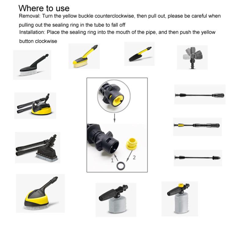 37pcs / Set For Karcher K2 / K3 / K4 / K5 / K6 / K7 High Pressure Washer Seal O-Ring