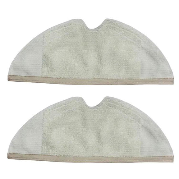 2pcs /pack Rag Mop Pad For Xiaomi Mi Smart Robot 2nd Generation S50 S51 Vacuum Cleaner 30x11cm(Beige)