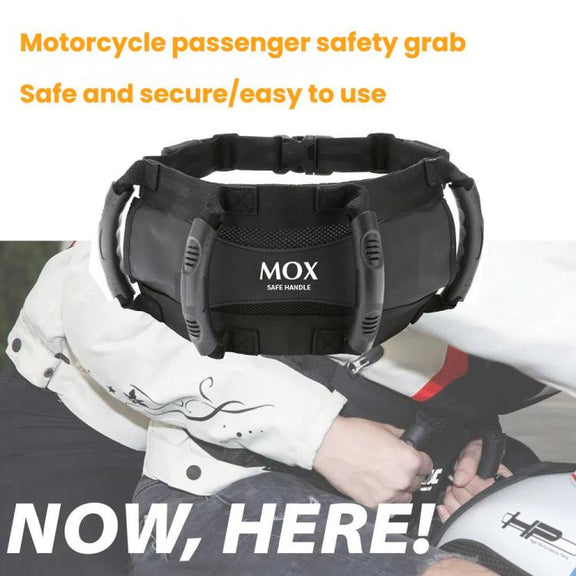 MOXPEER Motorcycle ATV Rear Passenger Safety Belt Handle