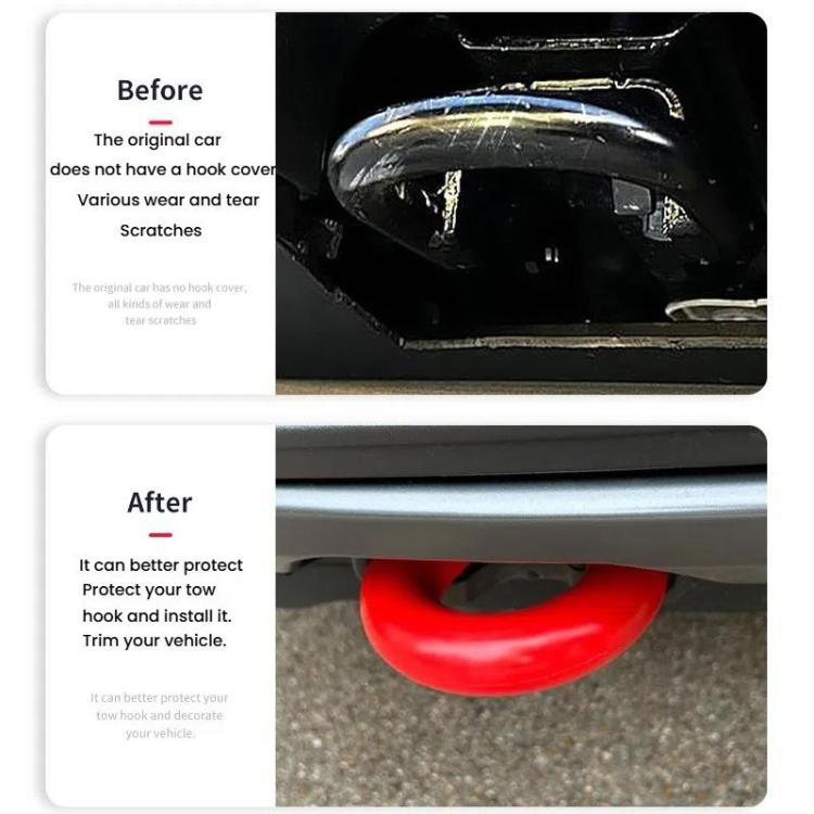 For Ford/Toyota Trailer Hitch Protection Ccover(Red) - Towing Bars by PMC TechLife | Online Shopping South Africa | PMC TechLife | Buy Now Pay Later Mobicred
