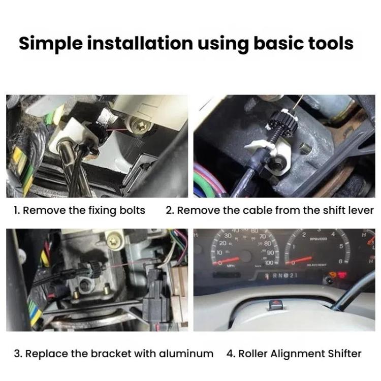 For Ford F150/F250 83244 Transmission Shift Indicator Cable Bracket - Engine Fittings by PMC TechLife | Online Shopping South Africa | PMC TechLife | Buy Now Pay Later Mobicred