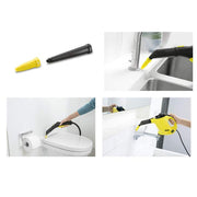 For Karcher Steam Cleaner Reusable Extension Nozzle(Black Red)
