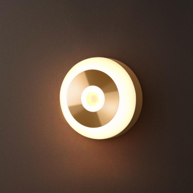 LED Motion Sensor Light With Hidden Hook Adhesive Pads and Magnet(Warm Light)