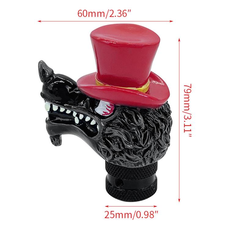 Wolf Head Detachable Car Manual Gear Lever Modification(Green) - free shipping - PMC TechLife - Order now!