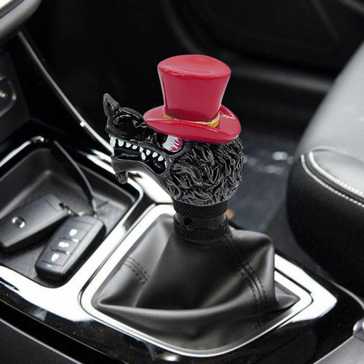 Wolf Head Detachable Car Manual Gear Lever Modification(Red) - free shipping - PMC TechLife - Order now!