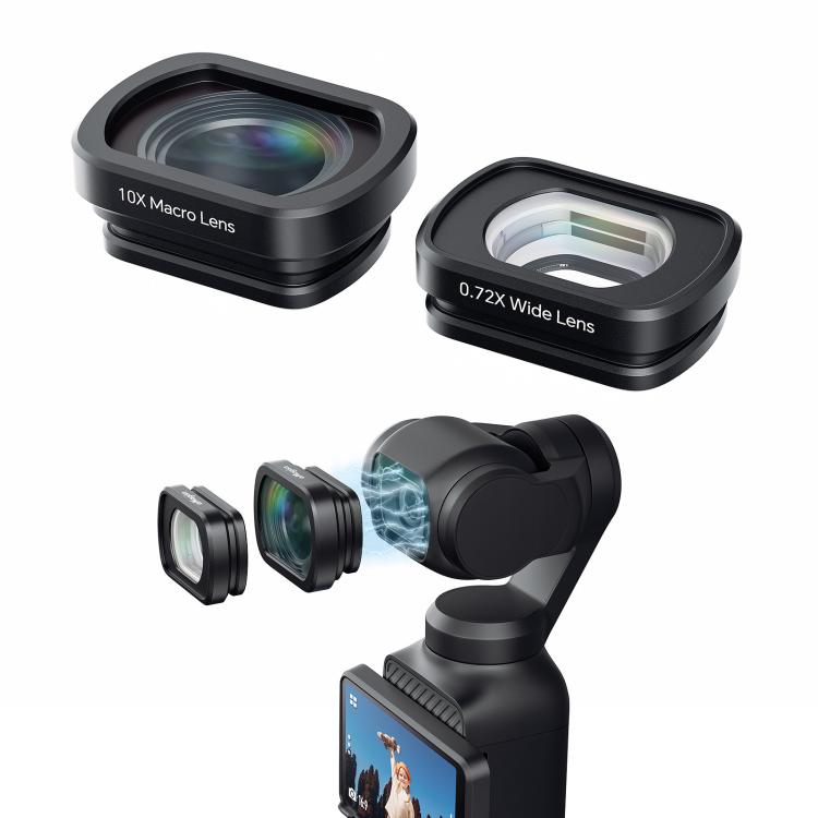 0.72X Wide Lens For DJI Pocket 3 aMagisn Magnetic Filter Accessories - free shipping - PMC Jewellery - Order now!