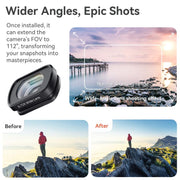 0.72X Wide Lens For DJI Pocket 3 aMagisn Magnetic Filter Accessories