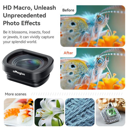 0.72X Wide Lens For DJI Pocket 3 aMagisn Magnetic Filter Accessories - free shipping - PMC Jewellery - Order now!