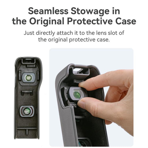 0.72X Wide Lens For DJI Pocket 3 aMagisn Magnetic Filter Accessories