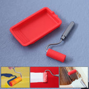 RL-9217 Glue Tray Brush Tool Silicone Case Roller Brush Reusable Paint Tray Woodworking Glue Container