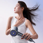 D3 110000 High Speed Smart Constant Temperature Negative Ion Hair Dryer, Color: EU Plug  Gray