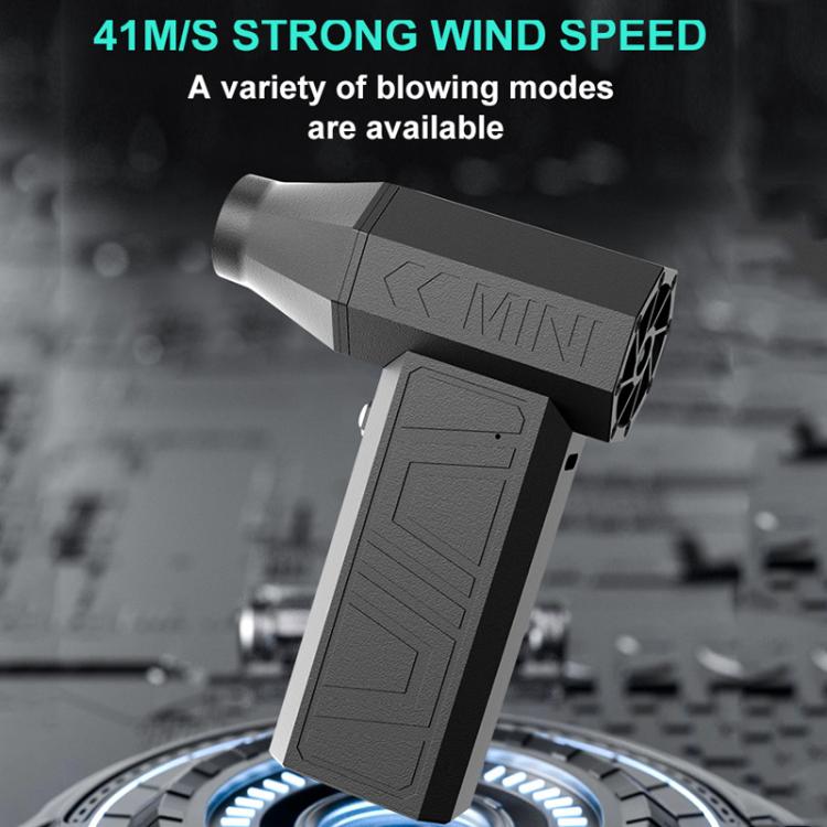 90000RPM 41m/s Mini Brushless Motor Turbo Jet Fan With Magnetic Suction Nozzle(Black) - Car washing supplies by PMc TechLife | Online Shopping South Africa | PMc TechLife | Buy Now Pay Later Mobicred